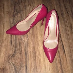 Charles David pink stillettos